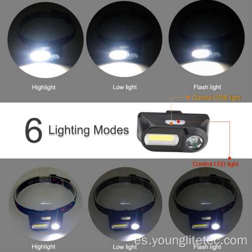 FUENTE DE DUAL DE LUZ DE PORTALES SENSOR recargable